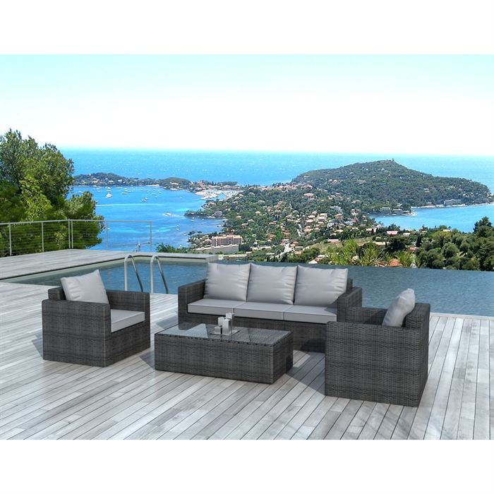 Salon de jardin rond cdiscount