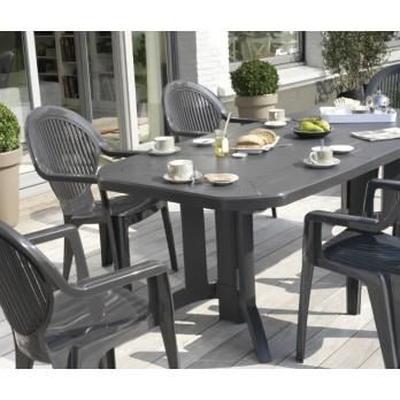 Salon de jardin grosfillex vega 4 blanc