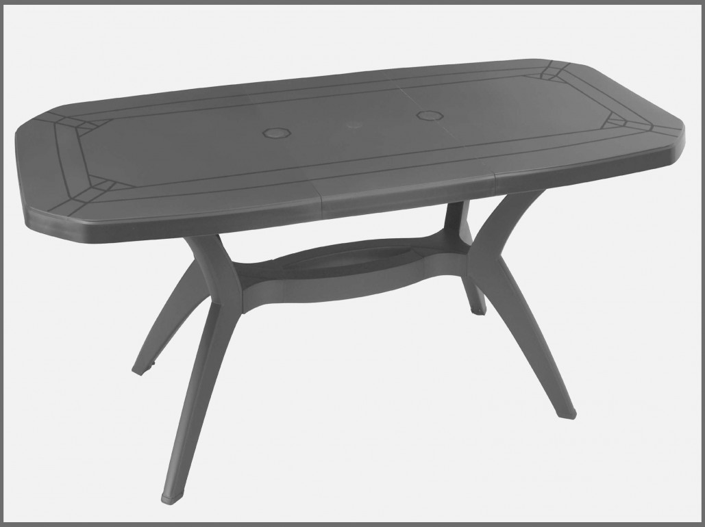 Table salon de jardin en plastique