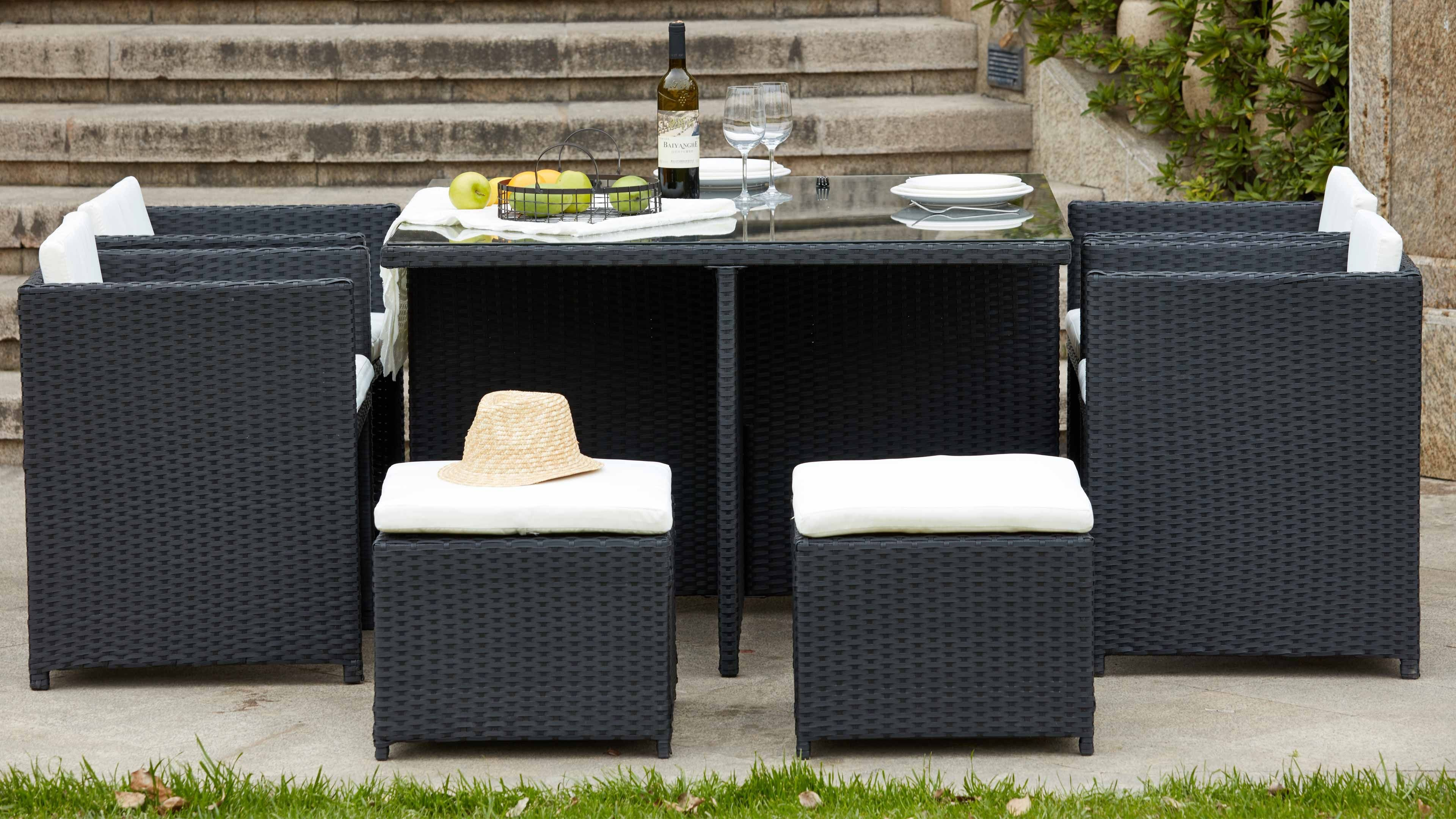 Salon de jardin resine groupon