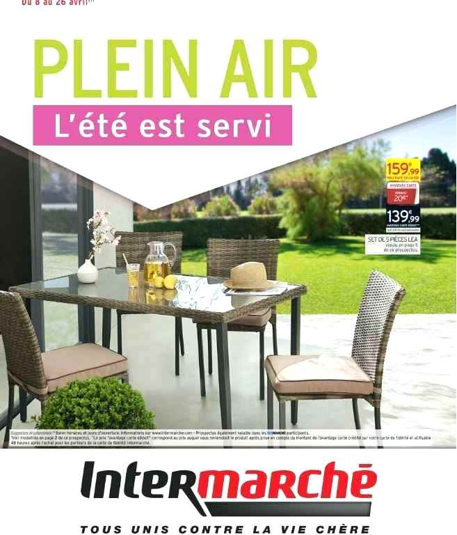 Salon de jardin intermarché 99 euros