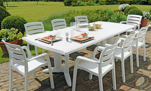 Salon de jardin bas en bois leclerc