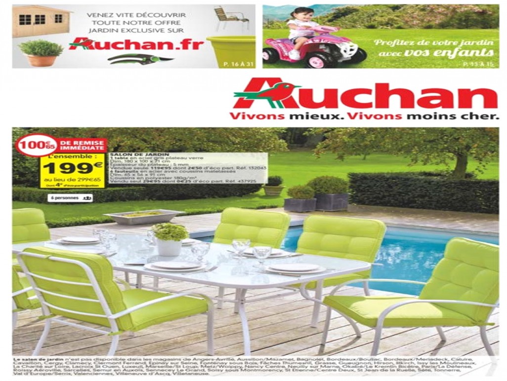 Leclerc firminy salon de jardin