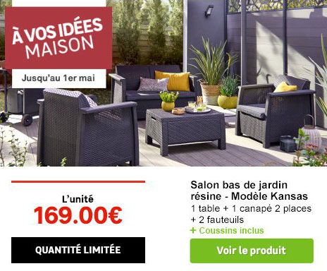 Avis salon de jardin kansas