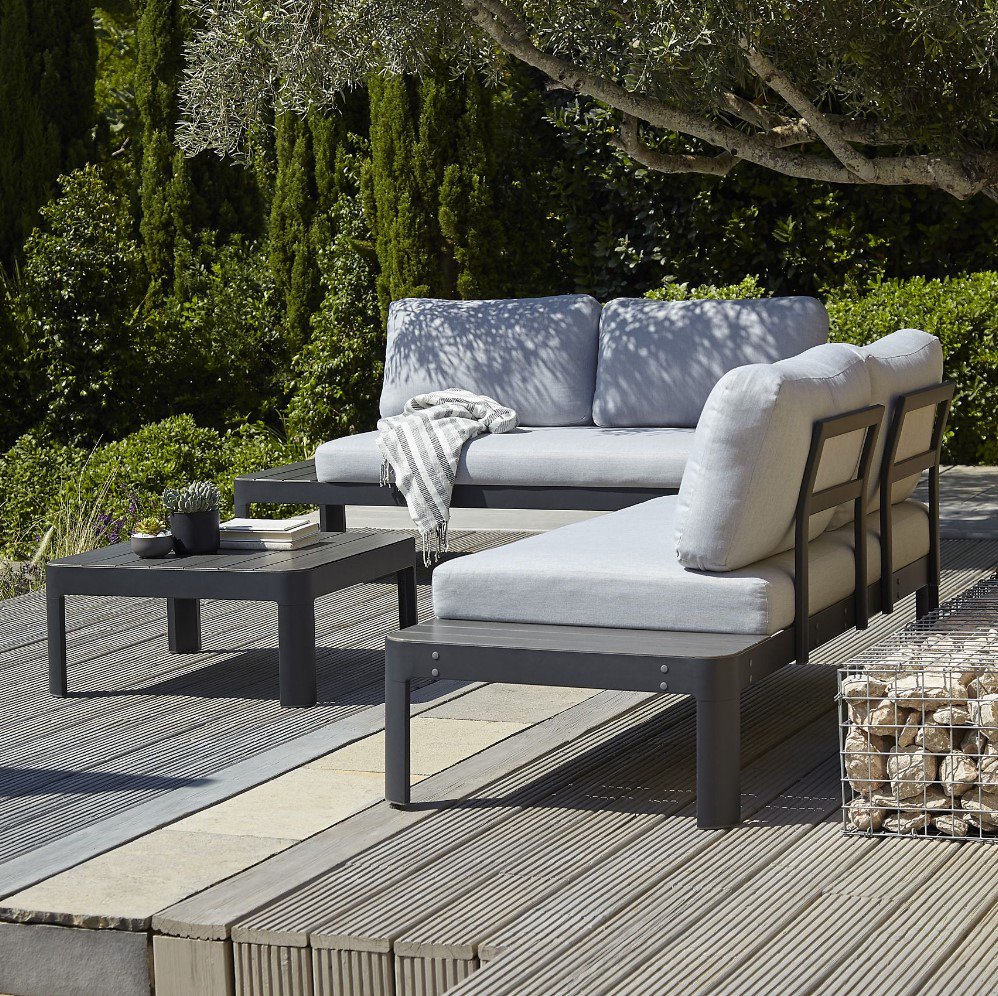 Salon de jardin encastrable promo