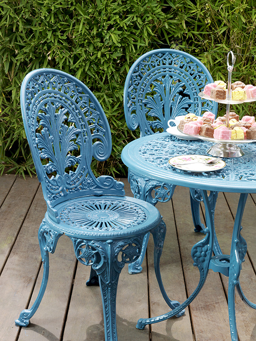 Salon de jardin metal retro