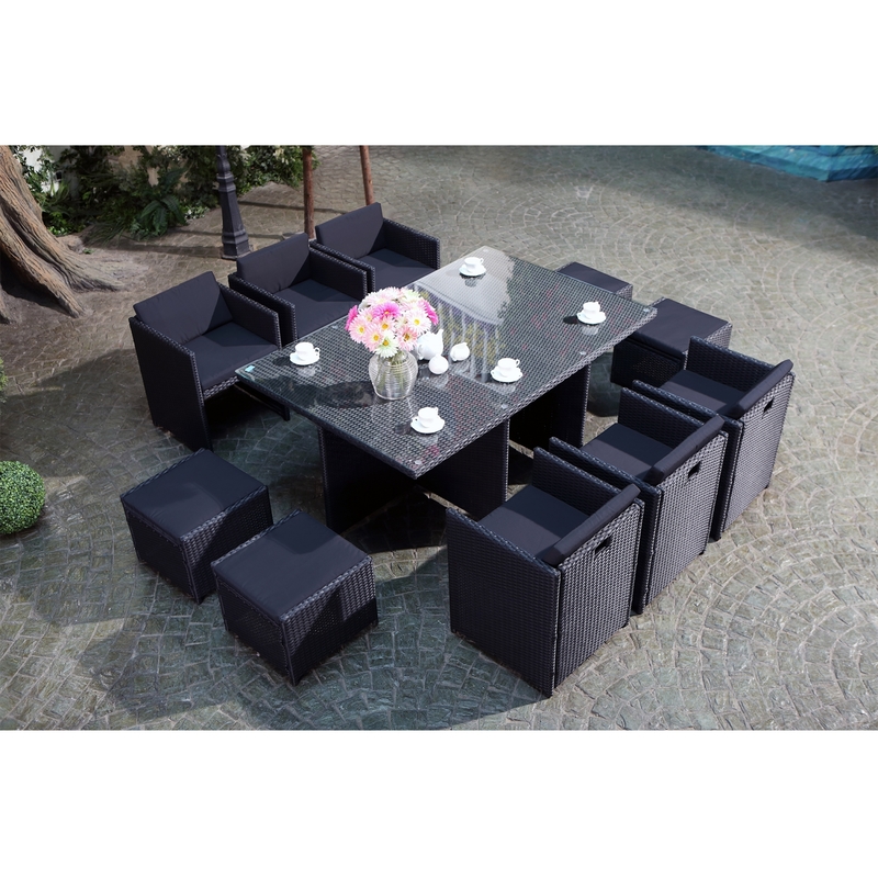 Mobilier resine tressee