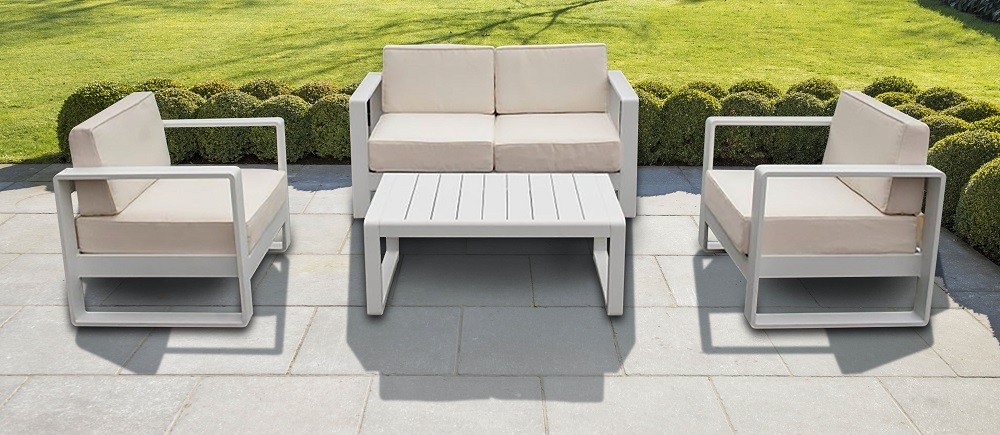 Salon de jardin bois mr bricolage