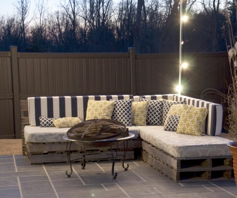 Salon jardin palette entretien
