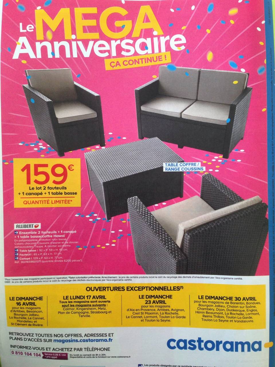 Salon de jardin en rotin brico depot