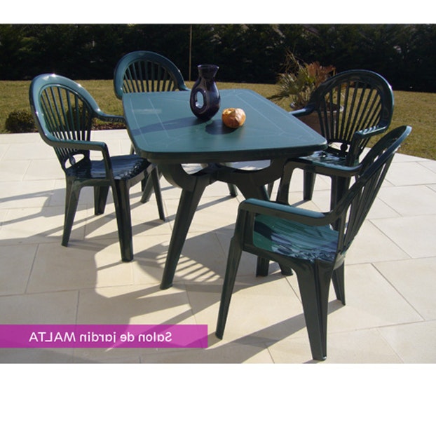 Salon de jardin allibert vert