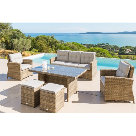 Salon de jardin en resine hesperide