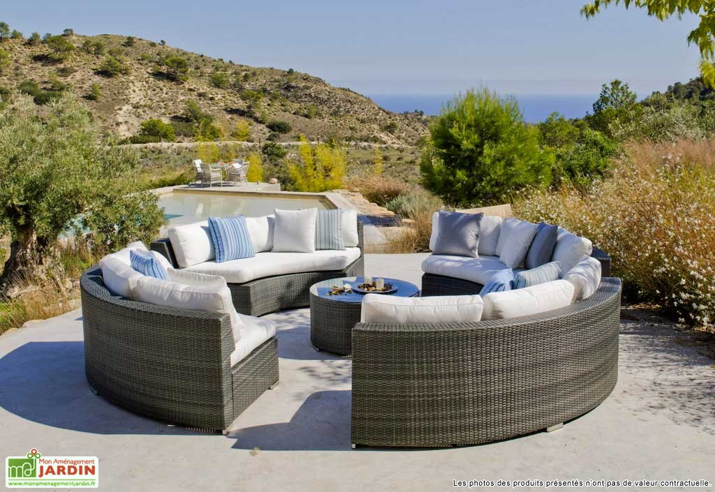 Salon de jardin hawai pas cher