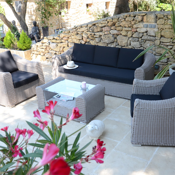 Salon de jardin detente solde