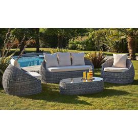 Salon de jardin en rond