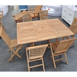 Salon de jardin 6 chaises pas cher