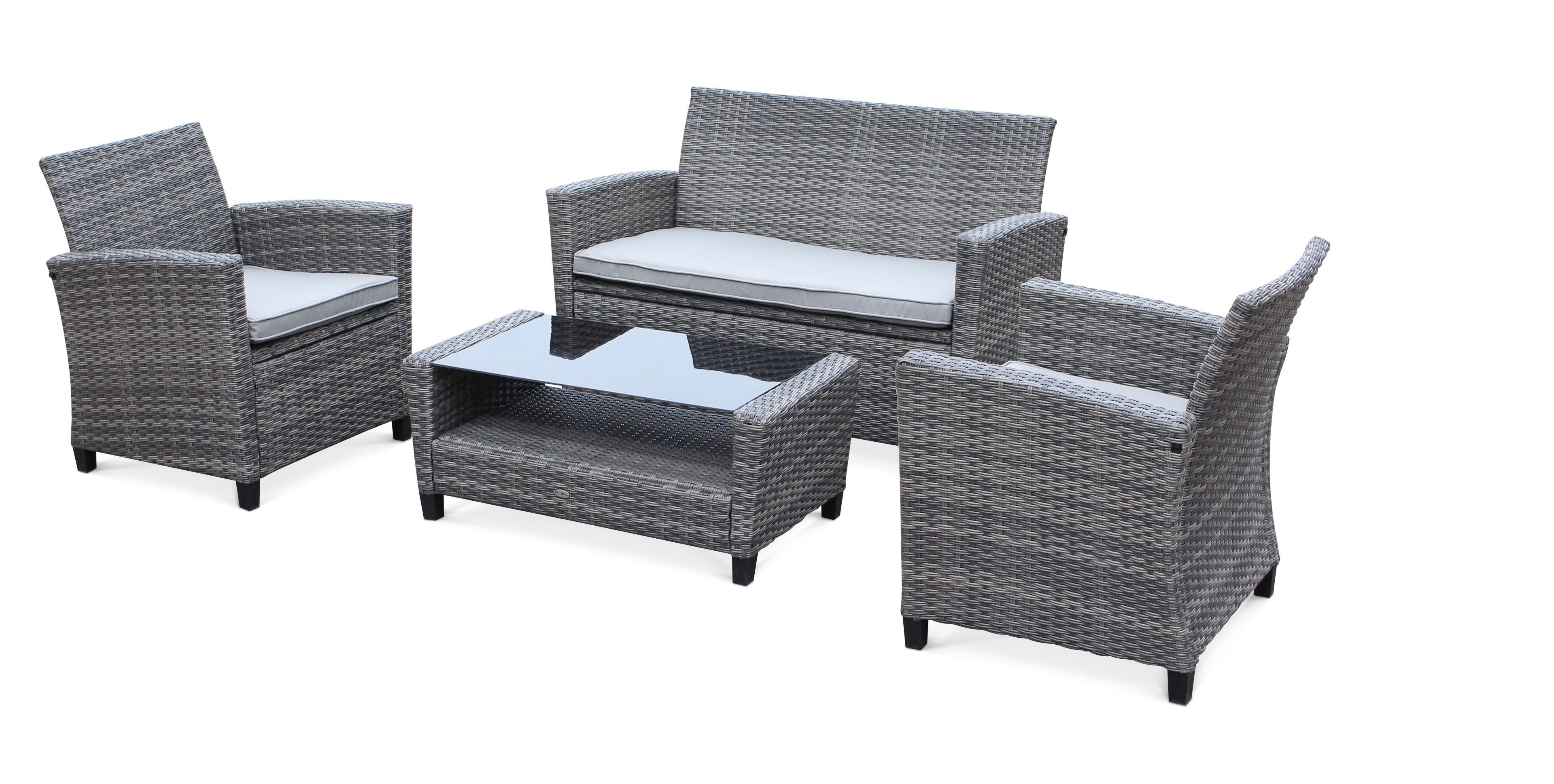 Salon de jardin en resine chez cora