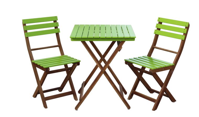 Table et 2 chaises de jardin pas cher