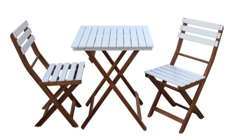 Salon de jardin bois 2 personnes