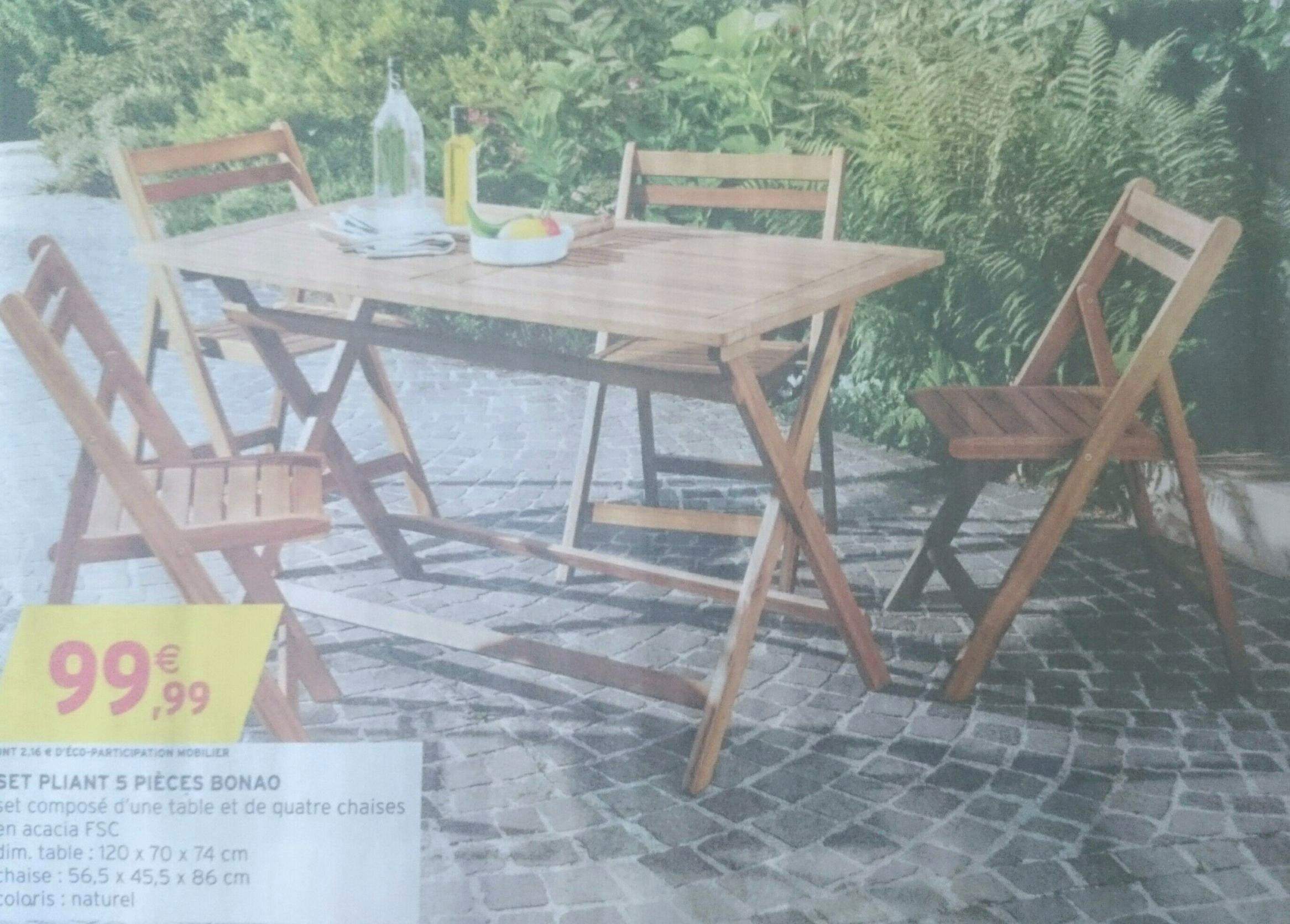 Salon de jardin wood forever