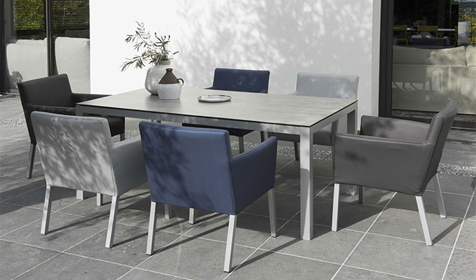 Salon de jardin en aluminium truffaut
