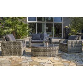 Resine tressee salon jardin