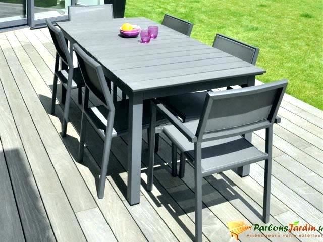 Salon de jardin en composite pas cher