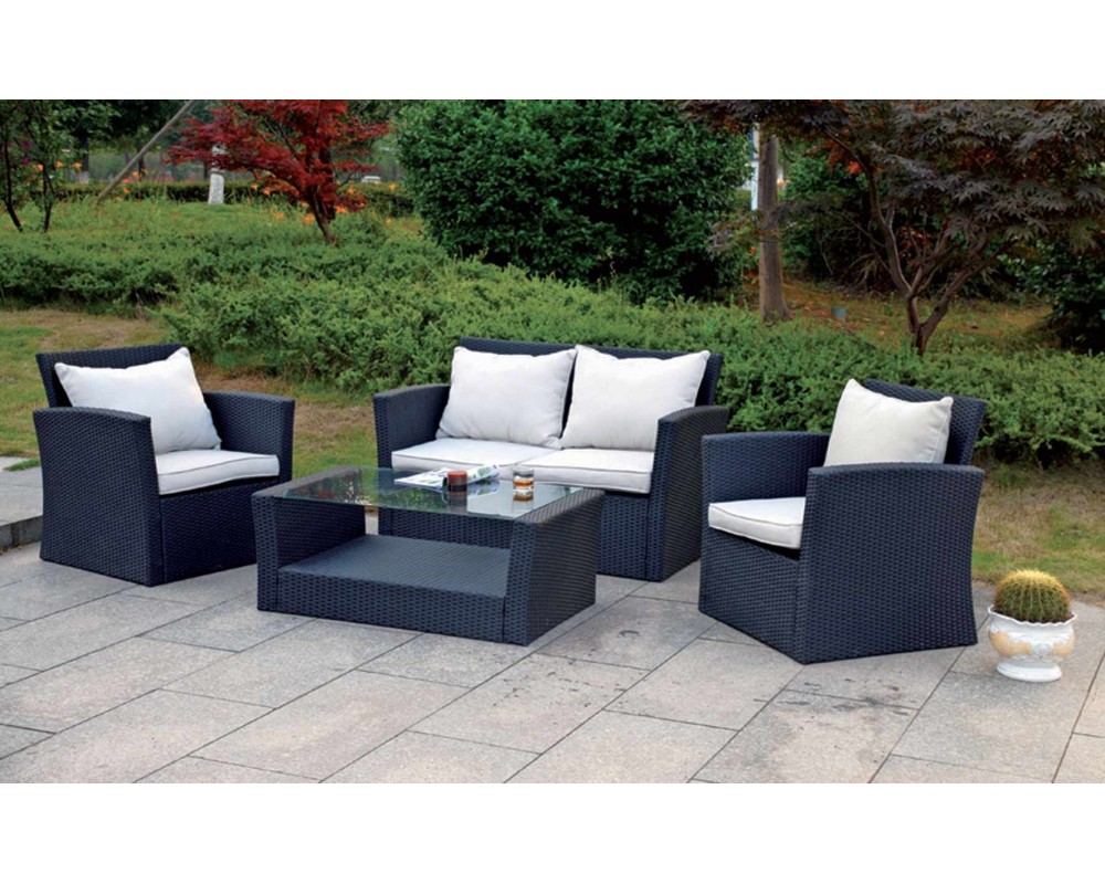 Salon de jardin fauteuil et canape