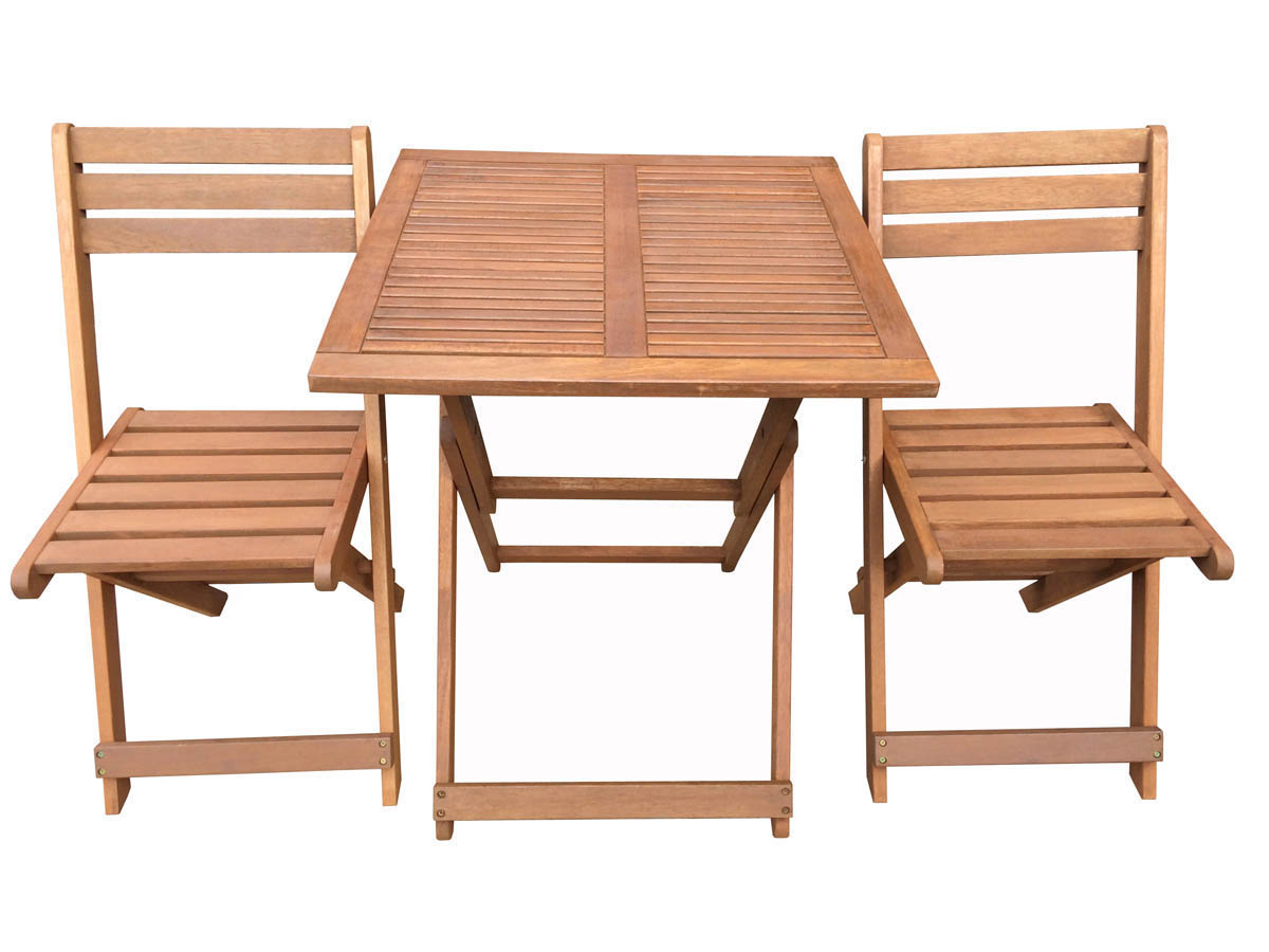 Salon de jardin en bois robinier