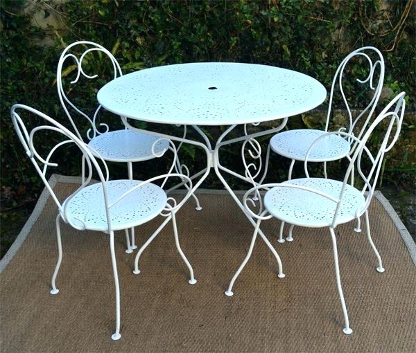 Mobilier de jardin fer forgé pas cher
