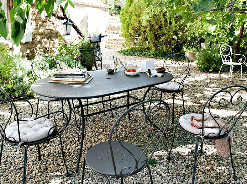 Salon de jardin fer forgé ebay