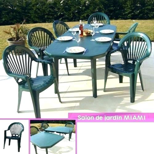 Salon de jardin pas cher pvc