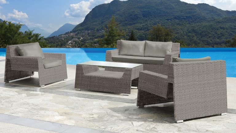Canape jardin resine