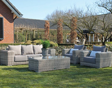 Salon de jardin en résine tressée belgique