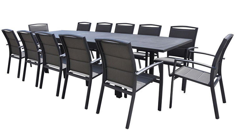 Salon de jardin repas aluminium