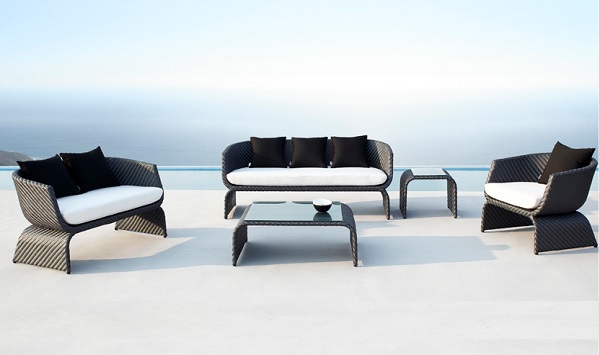 Mobilier de jardin design aluminium