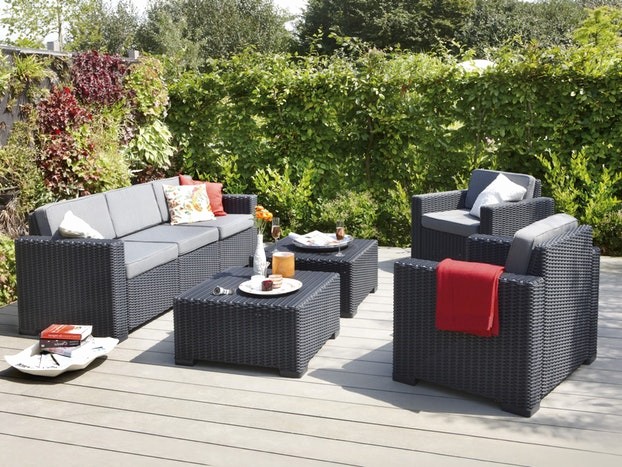 Salon de jardin resine california allibert