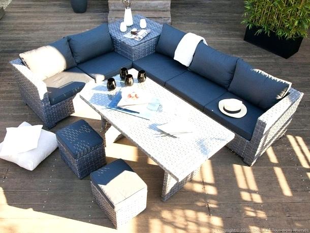 Salon de jardin aluminium vegas
