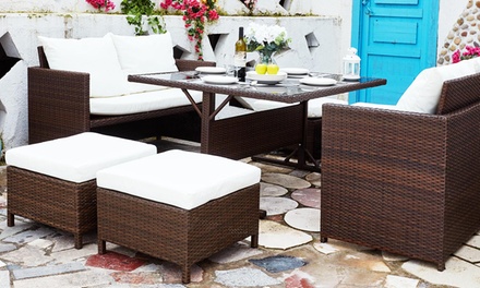 Salon de jardin luxe formentera 5 places