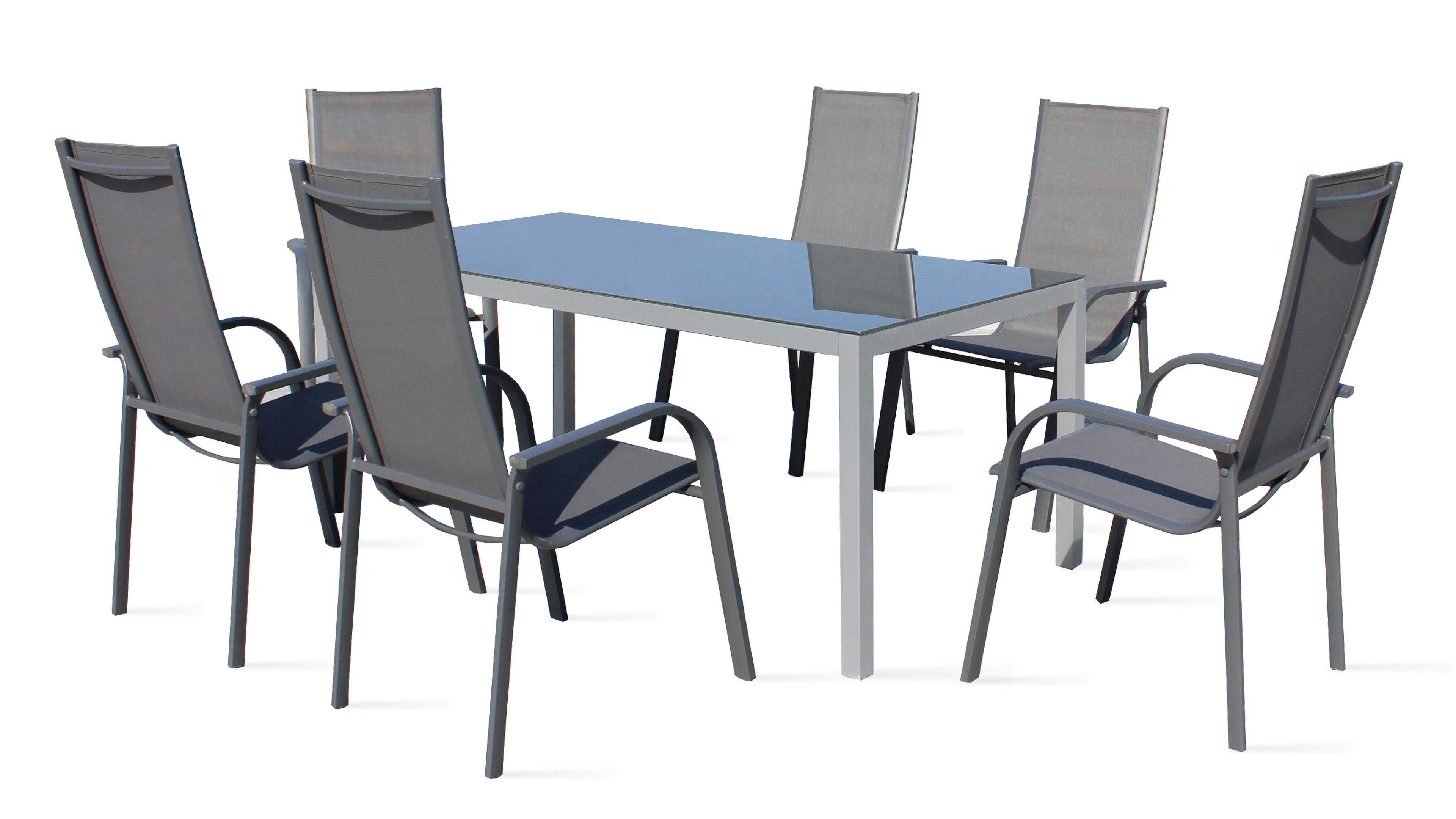 Salon de jardin composite bois