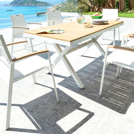 Salon de jardin avec table en composite