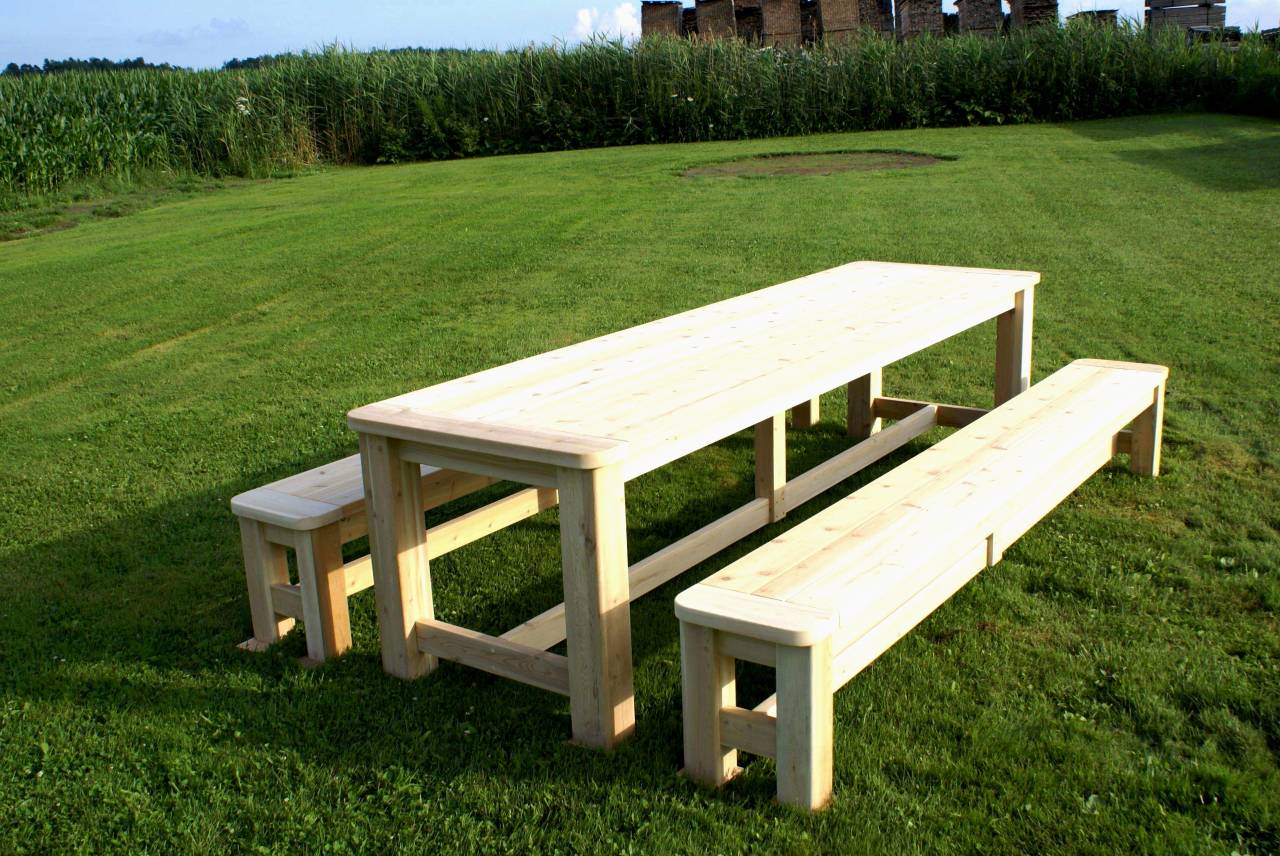 Salon de jardin design bois