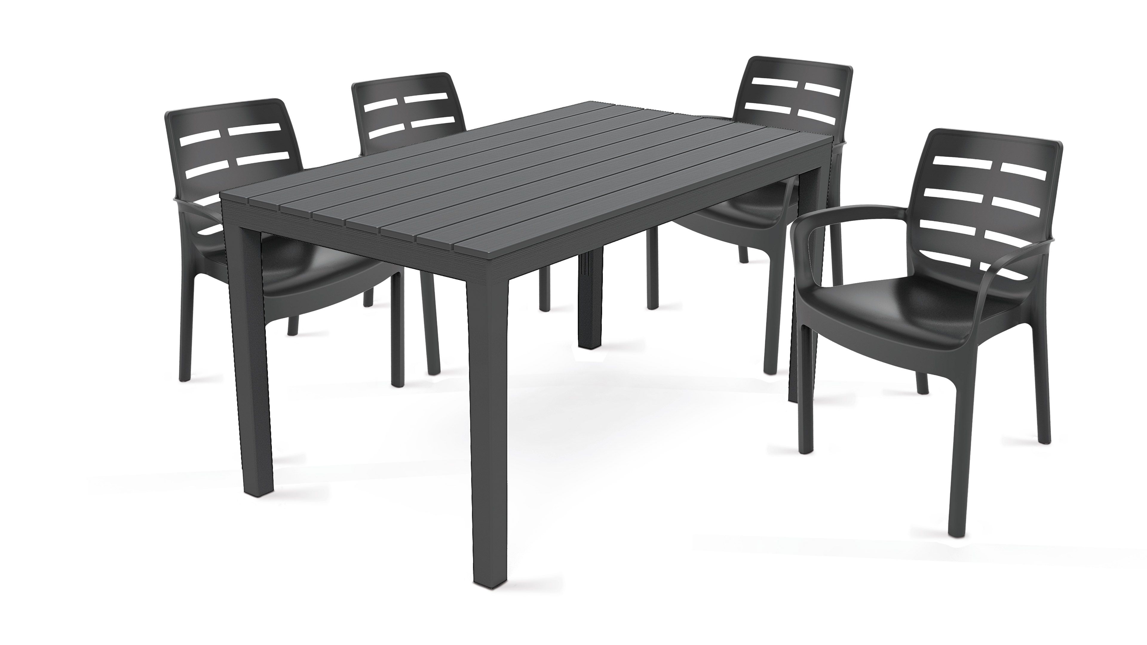 Table jardin plastique