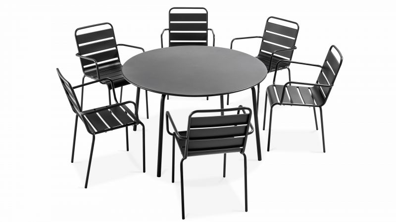 Table jardin ronde
