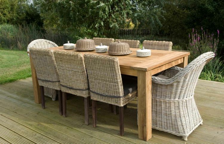 Salon de jardin bois design
