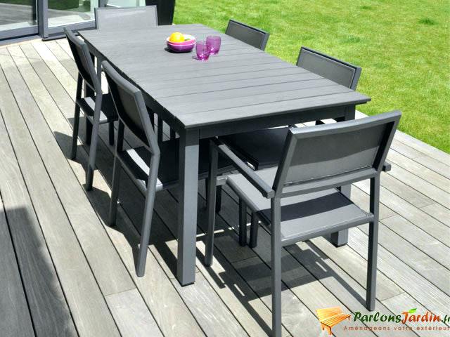 Mobilier de jardin en composite