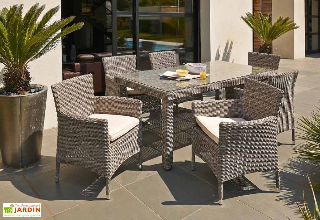 Table jardin en resine
