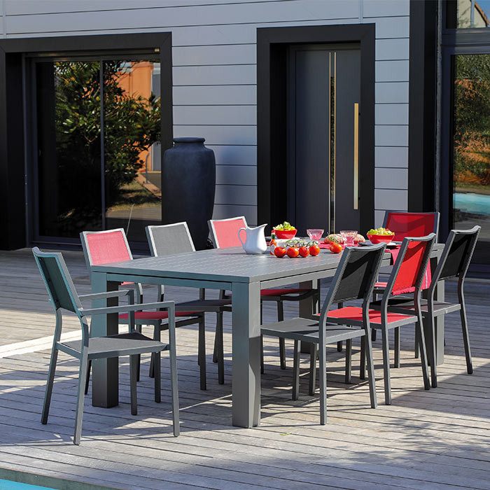 Salon de jardin 6 chaises