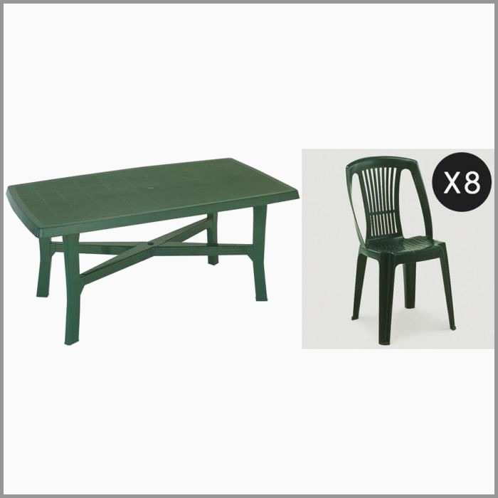 Salon de jardin grosfillex 8 personnes