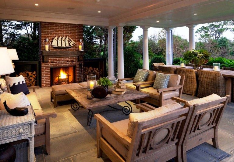 Salon de jardin en interieur